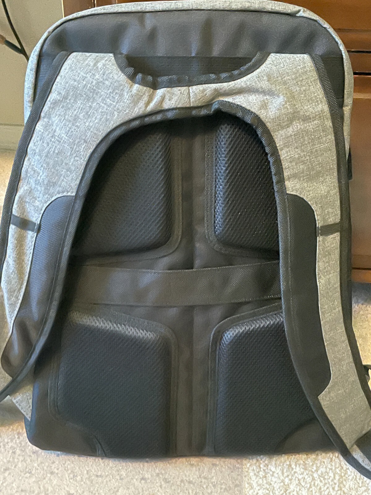 Port Authority Exec Computer Travel Backpack Graphite Heather / Black