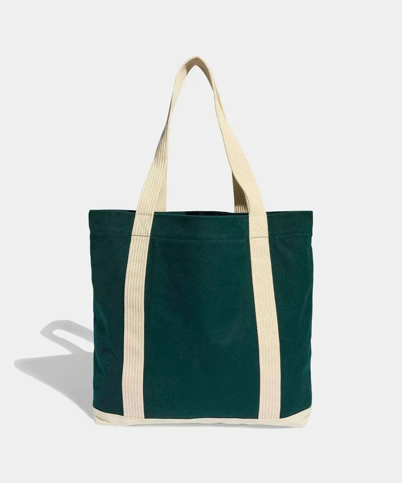 adidas Originals Tote Bag Aurora Ivy Green Canvas Shopper KF2042 Shoulder Bag