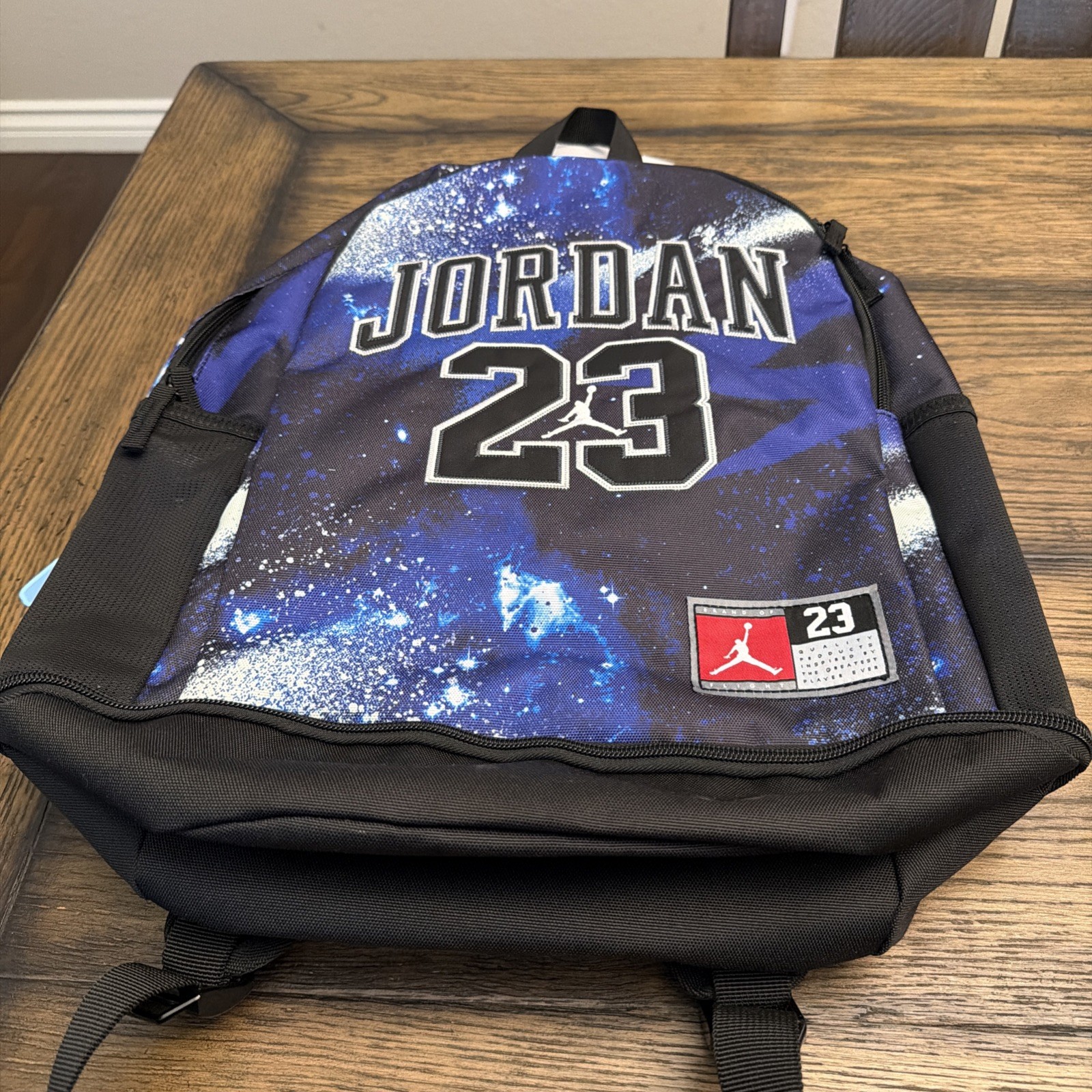 Air Jordan Backpack Jersey 23 Hyper Royal Galaxy Nebula Nike Jumpman …A4
