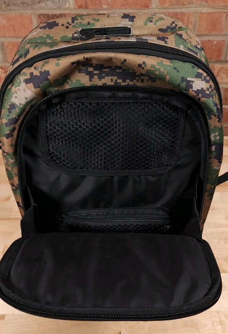 Vanguard Marine Corps Molle Backpack Digital Woodland Travel Bag