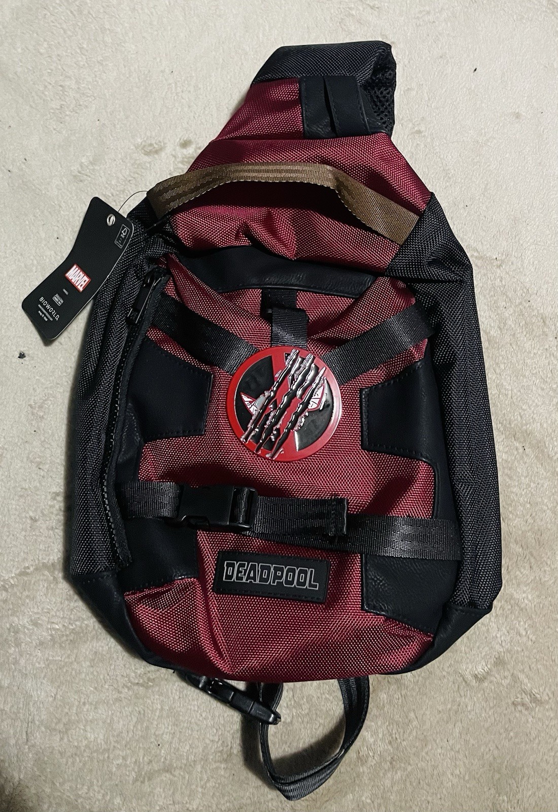 Marvel Deadpool and Wolverine Crossbody Sling Bag
