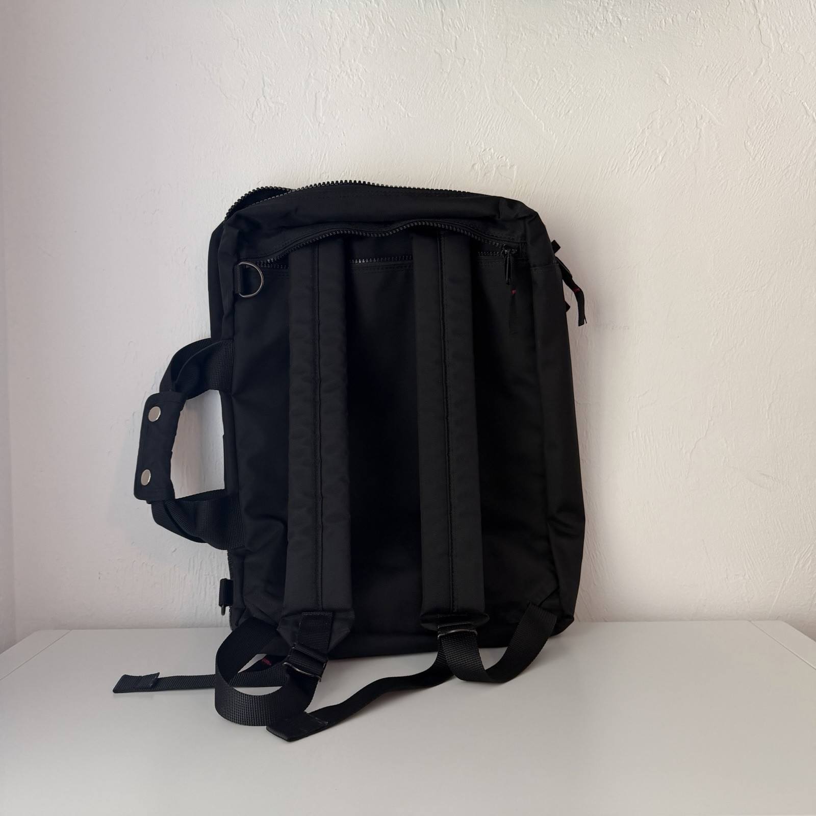 Porter Tokyo 2 Way Network Nylon Briefcase Backpack Black Japan Import US Seller