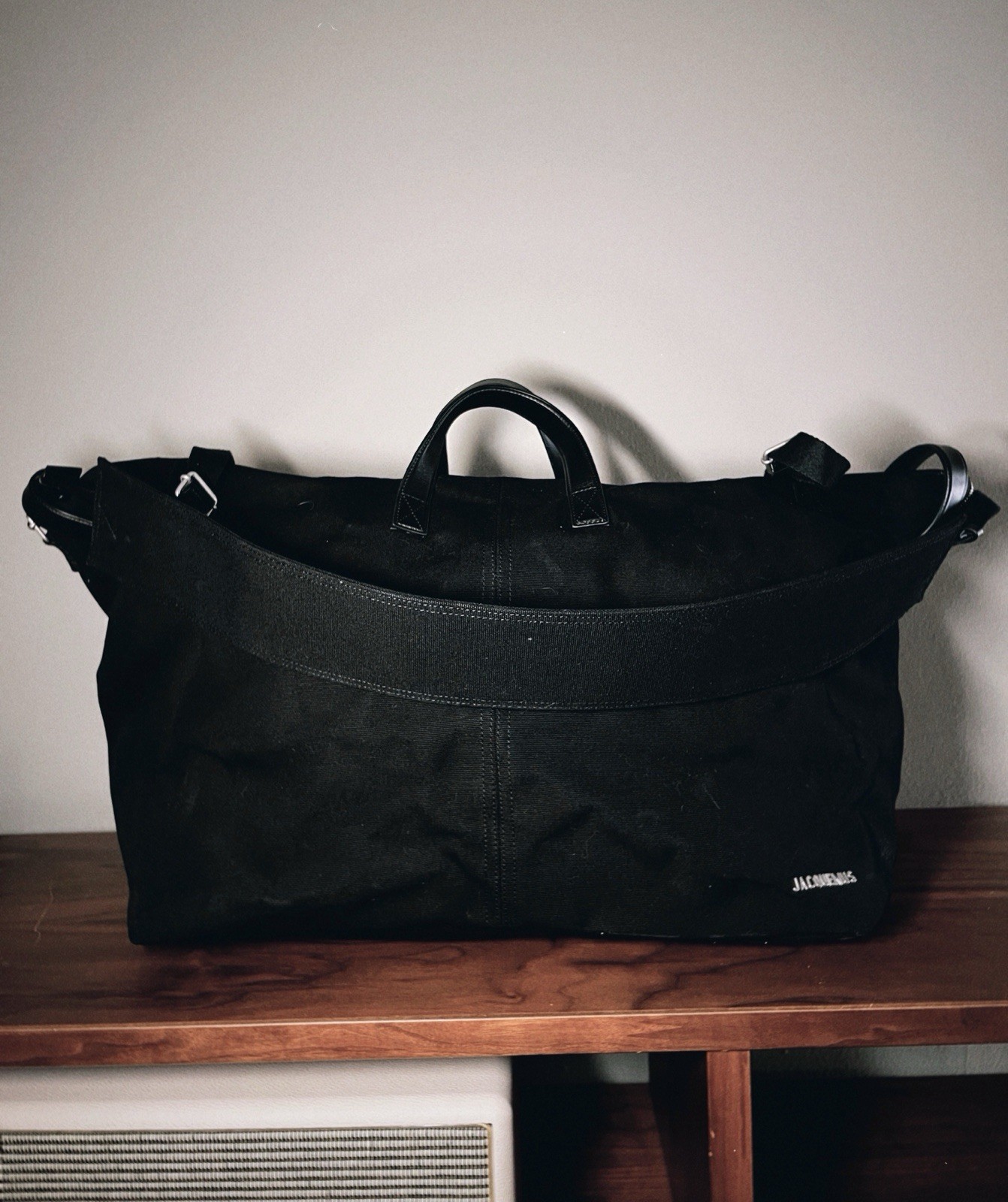 JACQUEMUS ‘Le Sac À Linge’ Weekend Canvas Duffle Bag