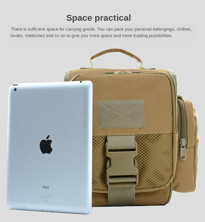 Outdoor Tactical Briefcase Shoulder Messenger Men Laptop Messenger Bag Handbag