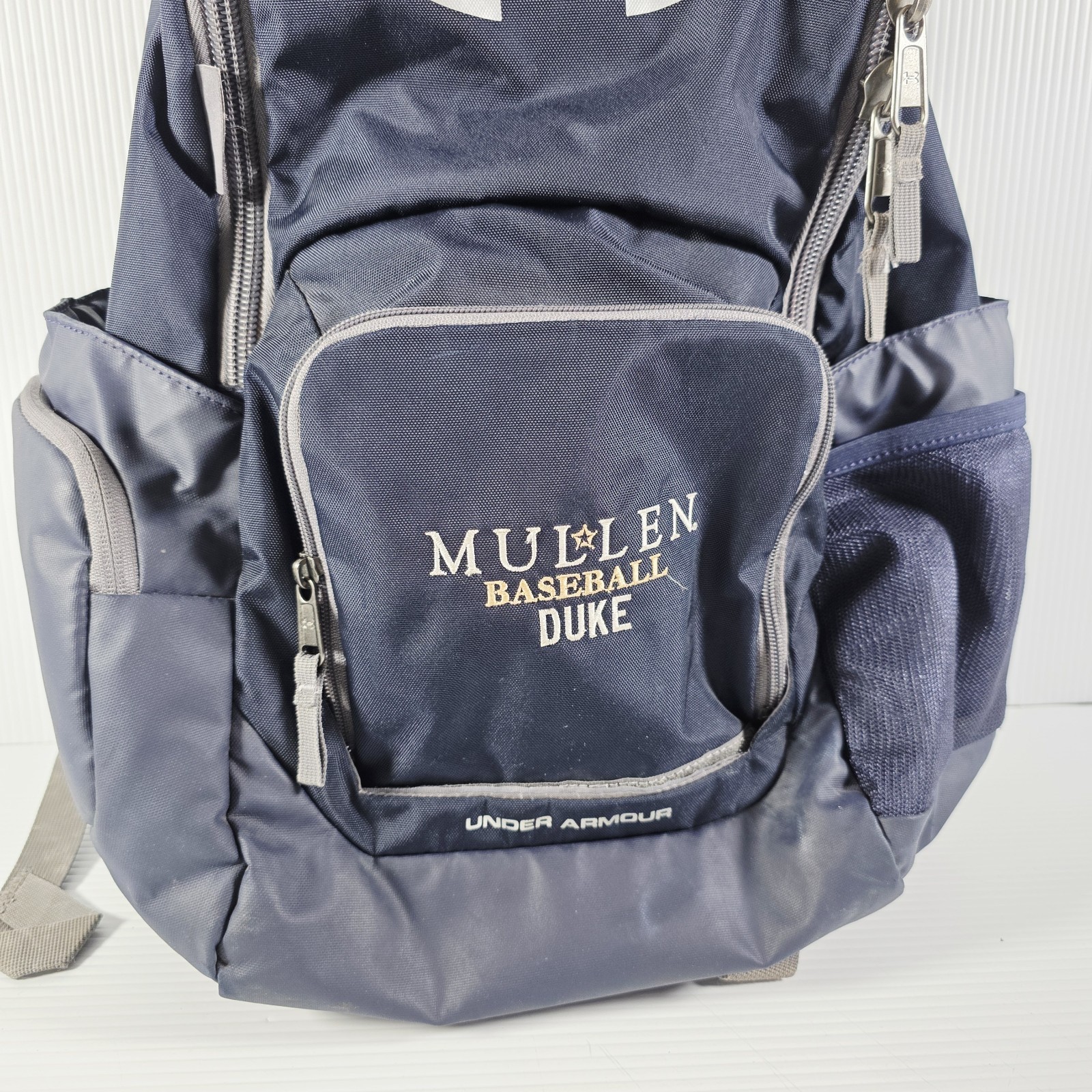 Under Armour Charged Royal Blue/Gray Backpack Mullen Basketball – Very Good