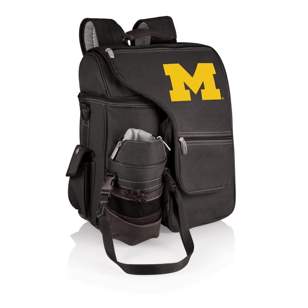 NCAA Michigan Wolverines Turismo Backpack Cooler with Water Bottle Carrier – …
