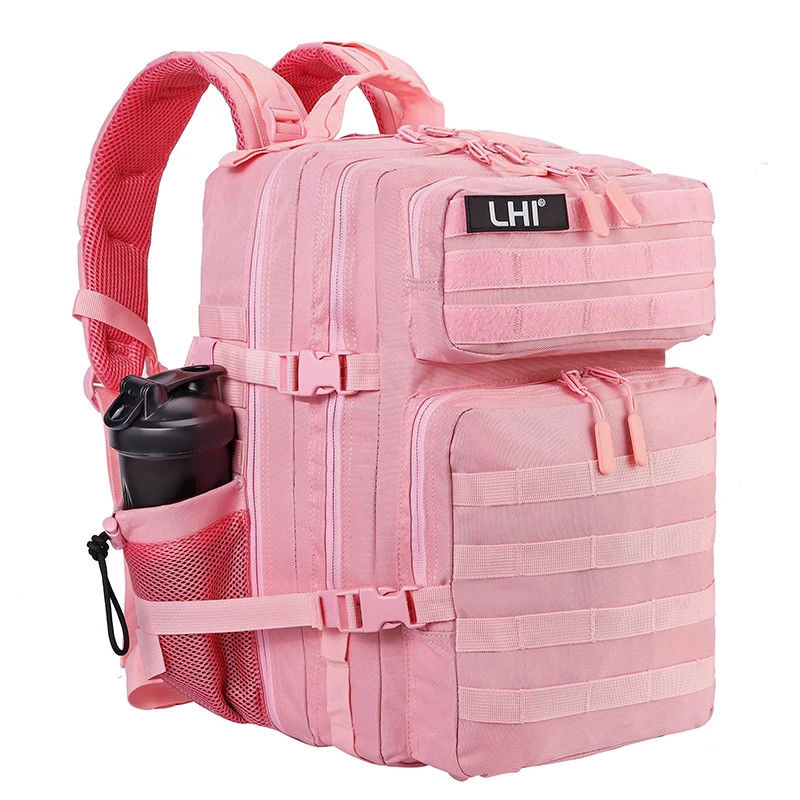 45L Tactical Hiking Backpack Waterproof Camping Trekking Mountaineering Rucksack