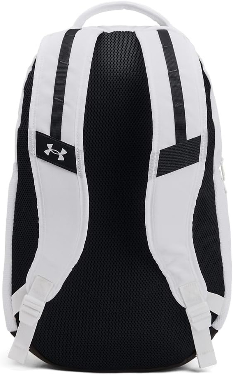 Unisex-Adult Hustle 6.0 Backpack, (100) White/White/Black, One Size Fits Most