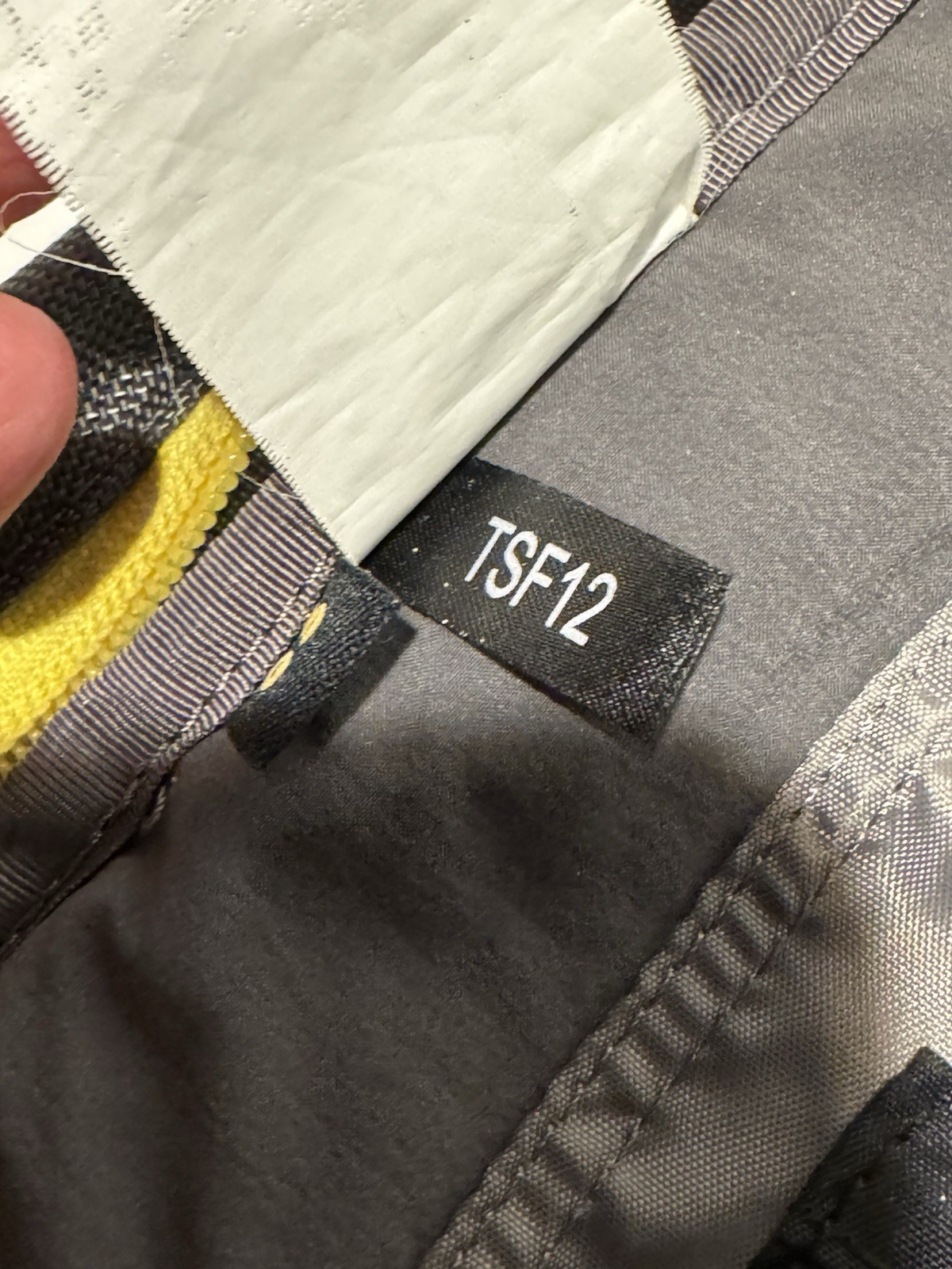 Timbuk2 Backpack Medium Gray Black And Yellow Laptop Bag