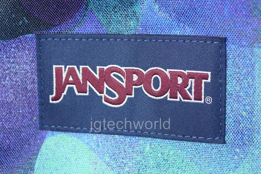 New Jansport Superbreak Classic Backpack Multi Lava Lamp School Bag Blue Green