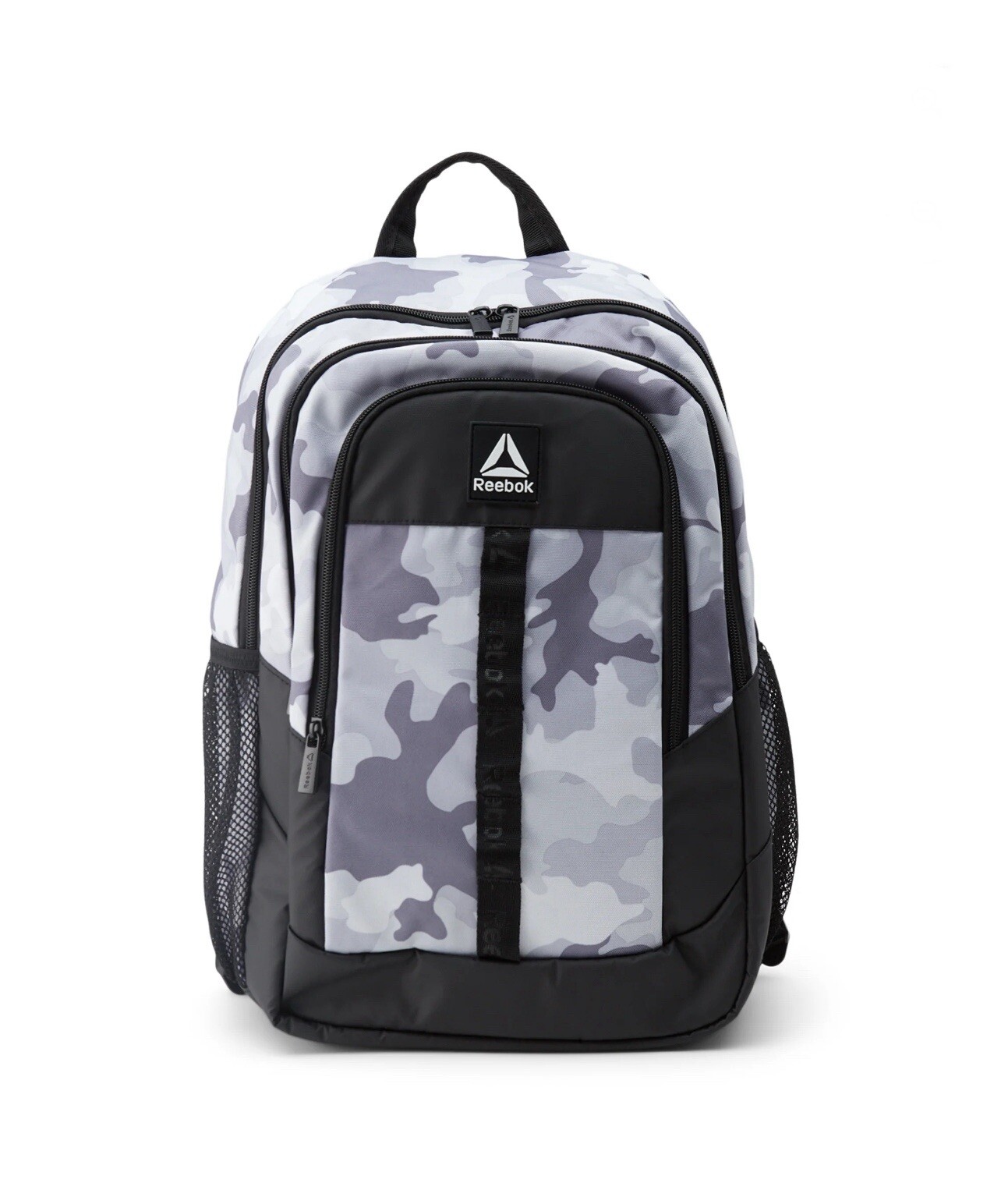Reebok Men’s Otis Backpack, 13″ Laptop Compartment, light grey camo