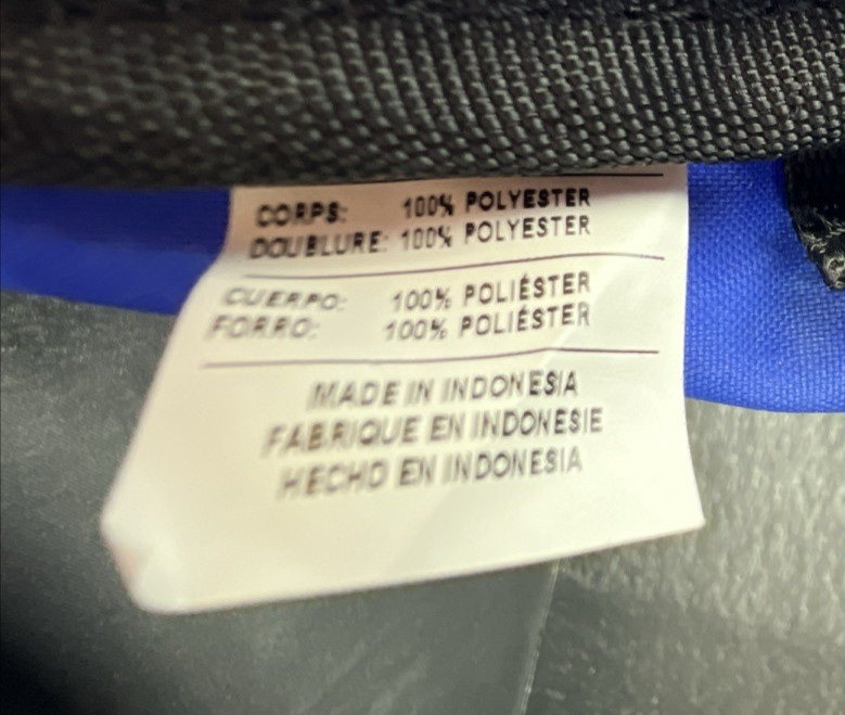 Nike Lake Superior State Embroidered Team Issued Large Training Duffel Bag Blue