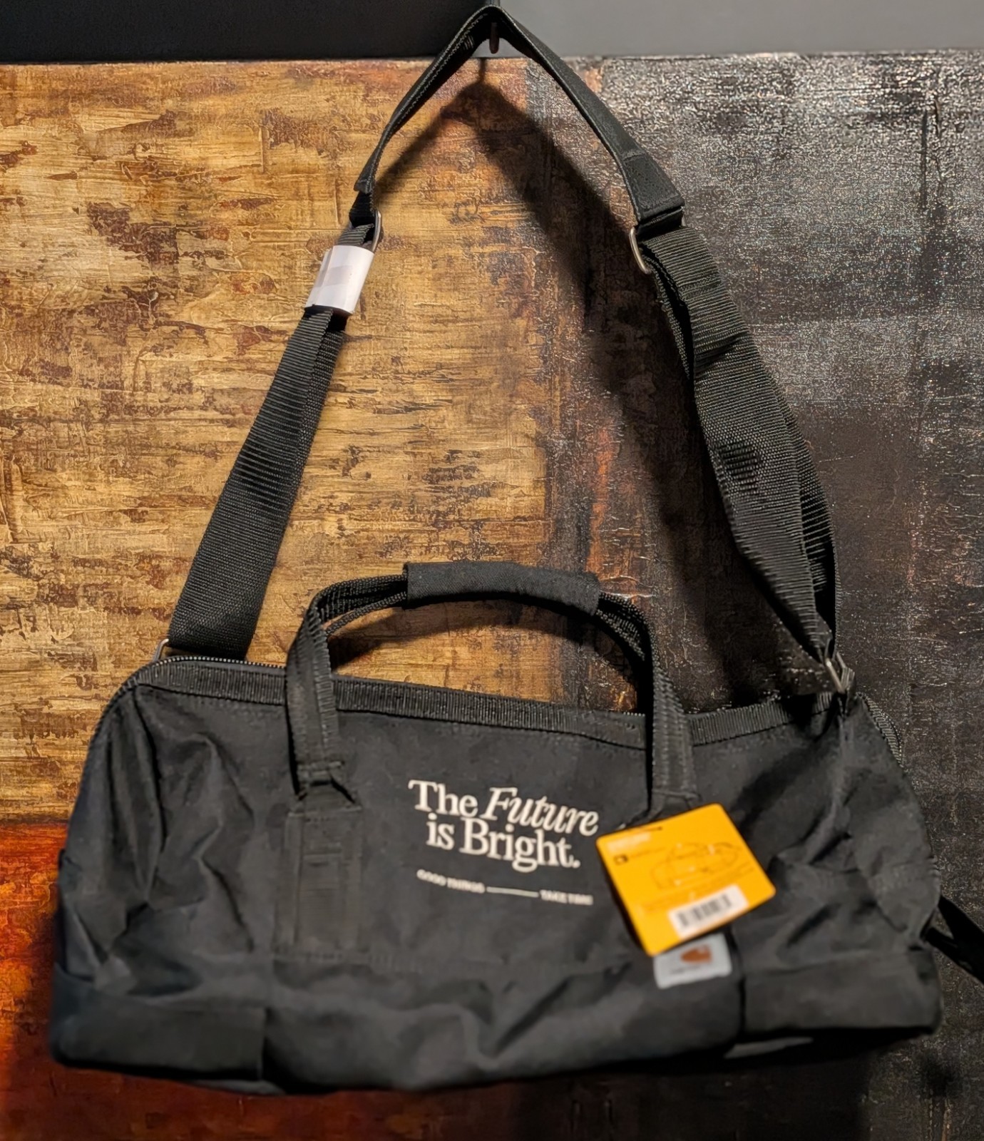 Carhartt Foundry Series 20″ Duffle Bag in Black w/ COMPANY EMBROIDERY – NWT