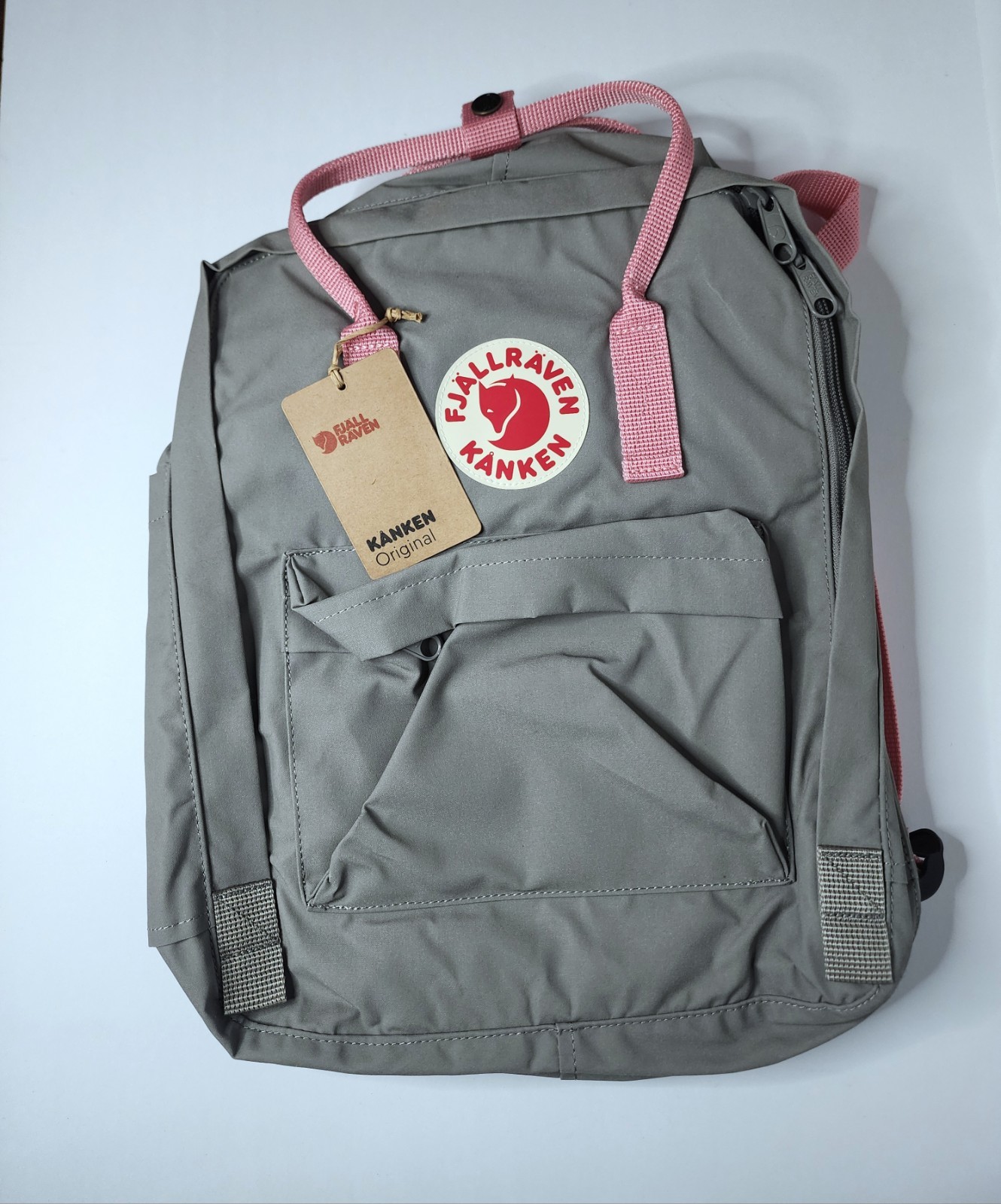 FJALLRAVEN CLASSIC KANKEN Original Backpack One Size Gray Pink 23510