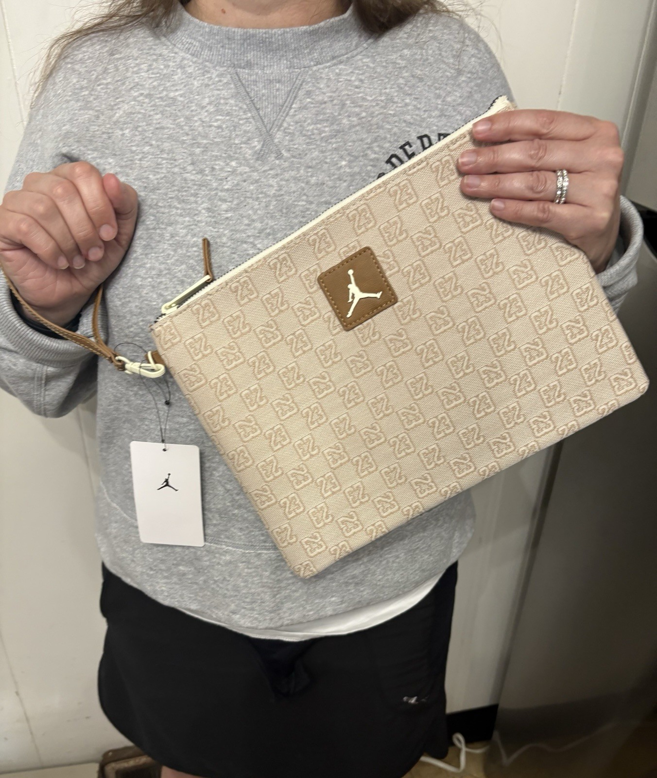 Air Jordan Monogram Pouch New Coconut
