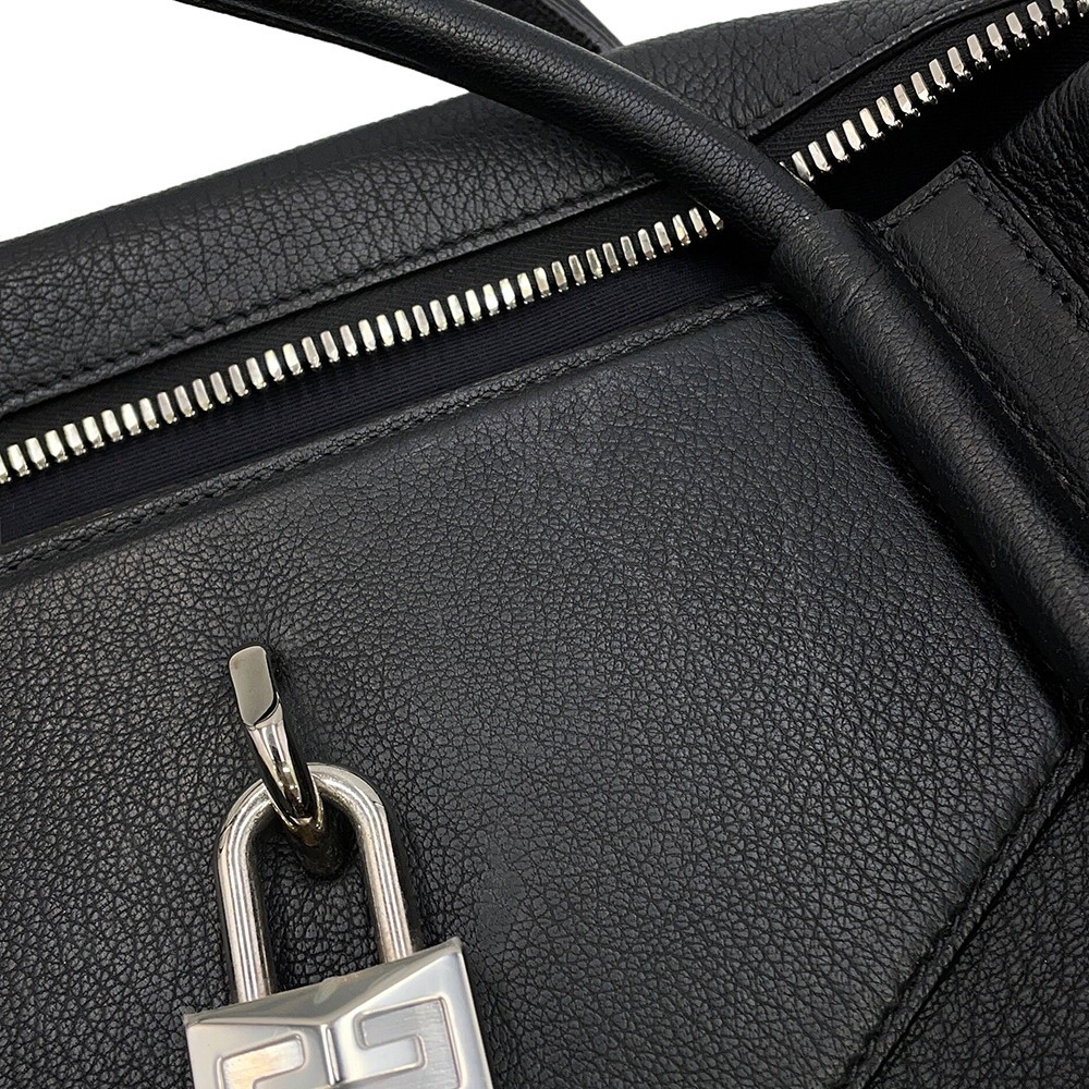 Givenchy Antigona Padlock Soft Tote Bag Size Large Leather Black BK508DK154-001