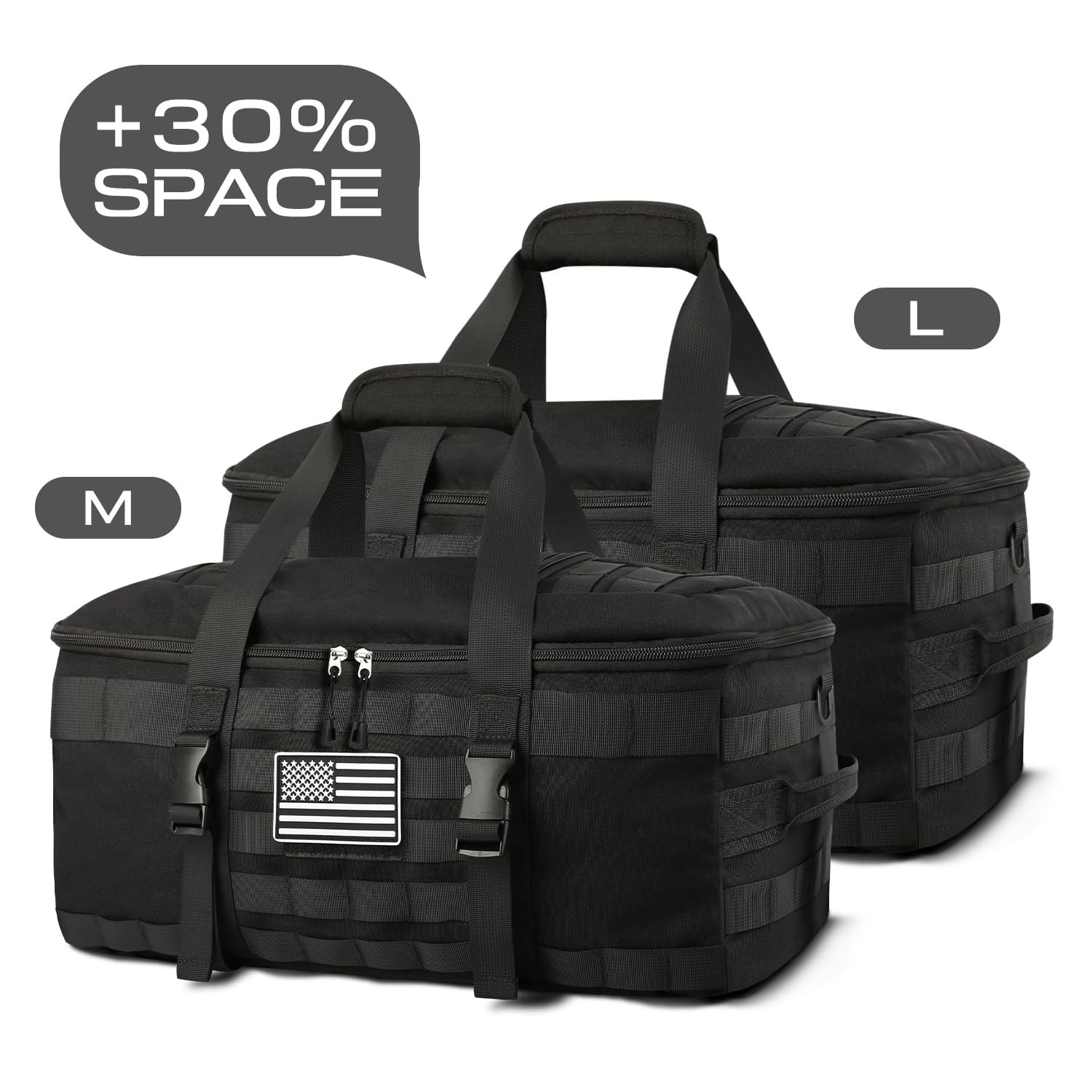 Maleta Tactica Con Compartimento Para Zapatos Y Bolsa Mojada De Lujo Pro
