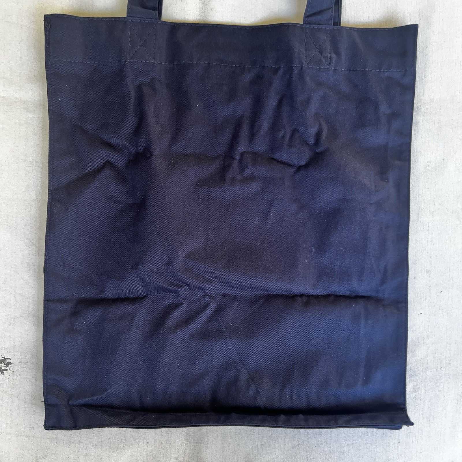 Breitling Shoulder Tote Bag Navy Embroidered Canvas Navitimer Wrist Watch 2917
