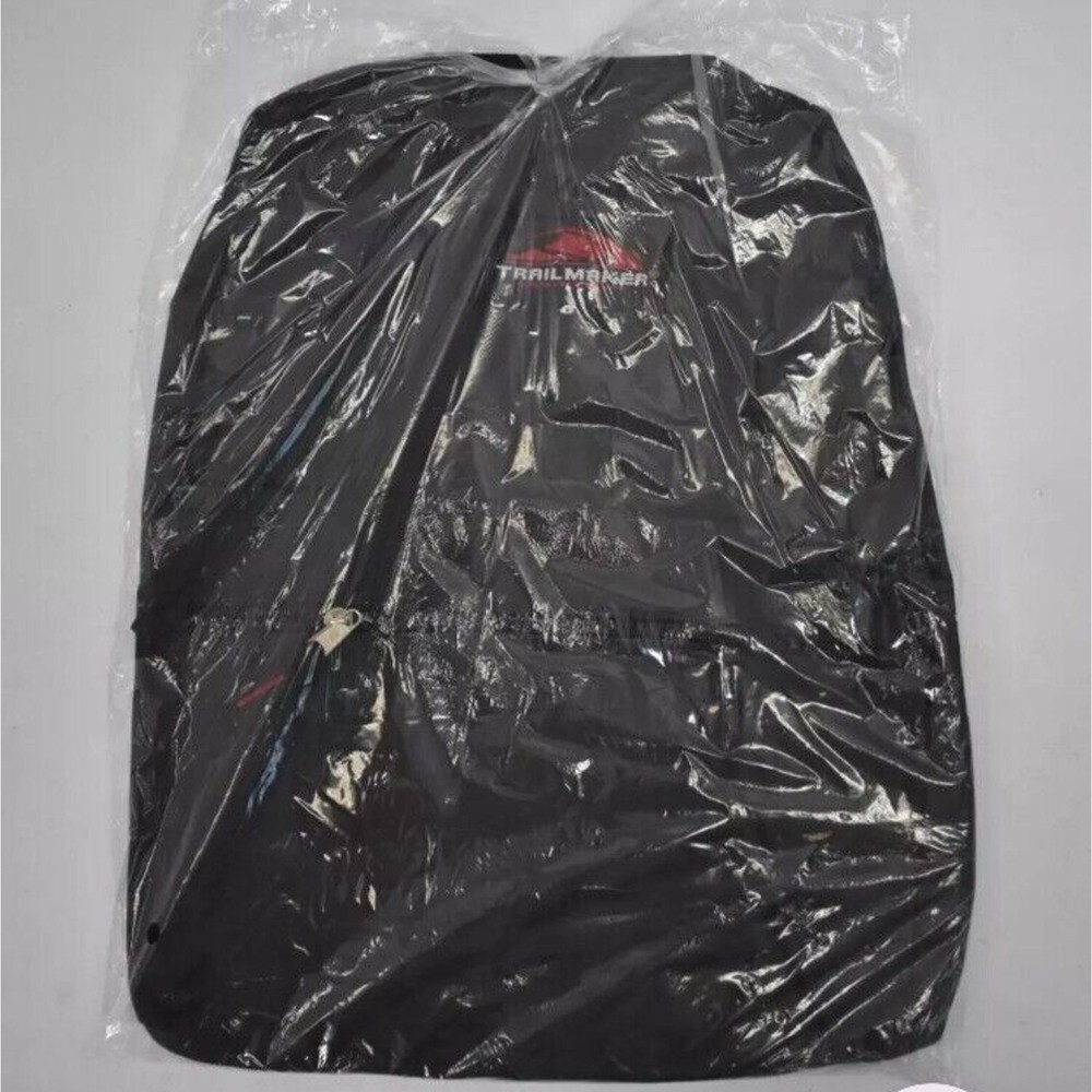 Trailmaker Classic Lightweight Backpack School Travel Bag 16.5″ Bookbag Black