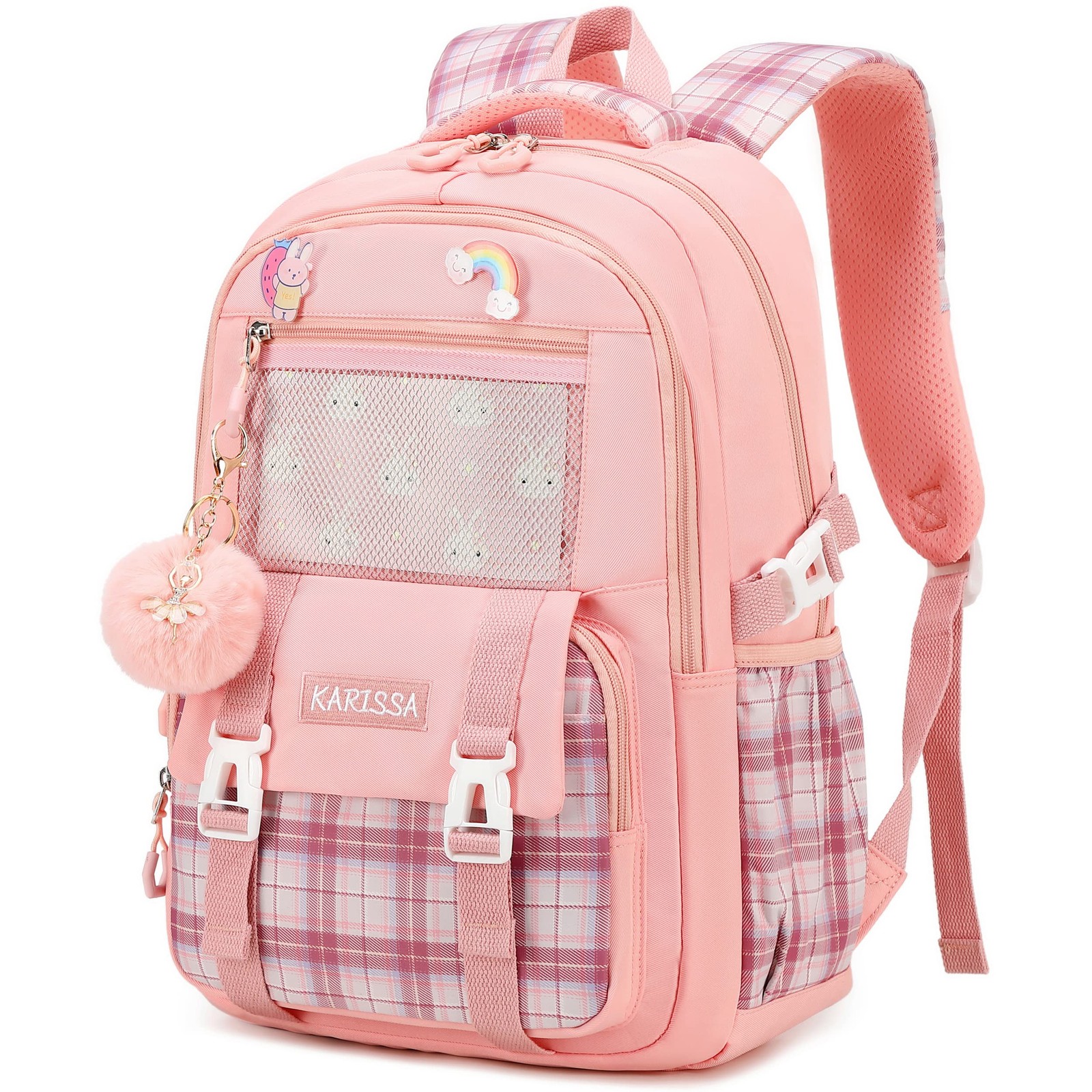 Girls Backpack 15.6 Inch Laptop School Bag Cute Kids Elementary College Backp…