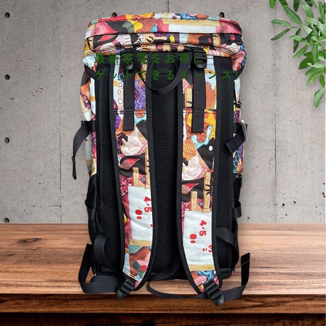 Authentic DIESEL × PORTER Backpack Tadanori Yokoo Art Collaboration 50cm Black/N