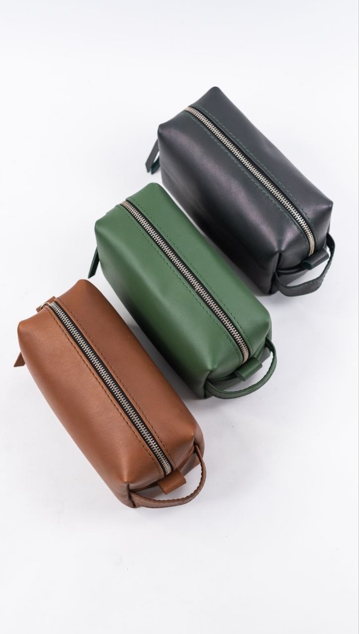 Handmade Leather Toiletry Bag Leather Dopp Kit Bag, Mens Toiletry Bag