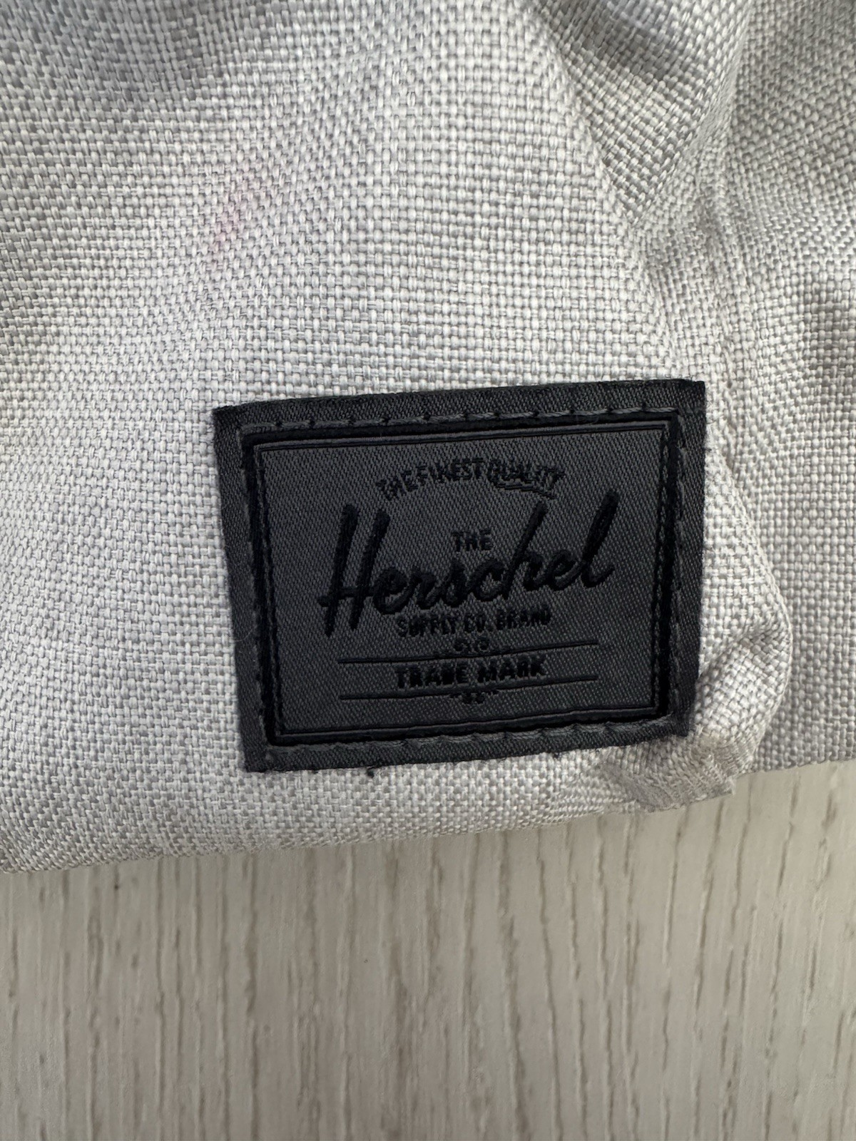Herschel Supply Co. Classic Hip Pack In Light Grey Crosshatch. Pre-Owned