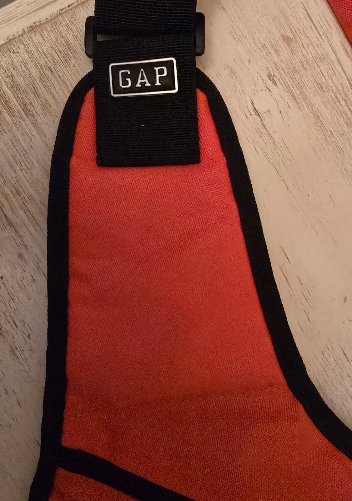 Vintage GAP 1990s Y2K Sling Bag Backpack Crossbody Tactical Tech Orange EUC