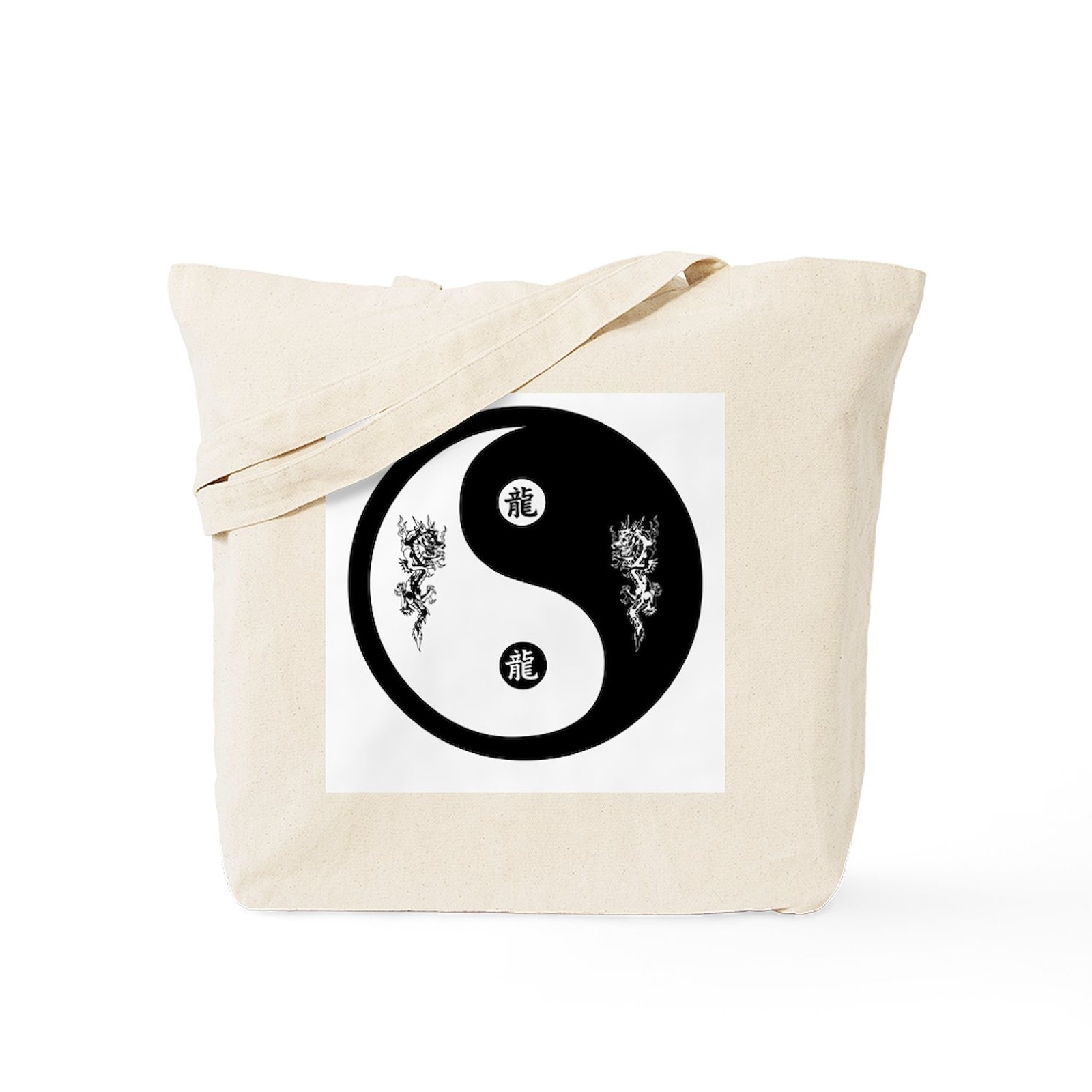 CafePress Dragon Ying Yang Tote Bag (84324955)
