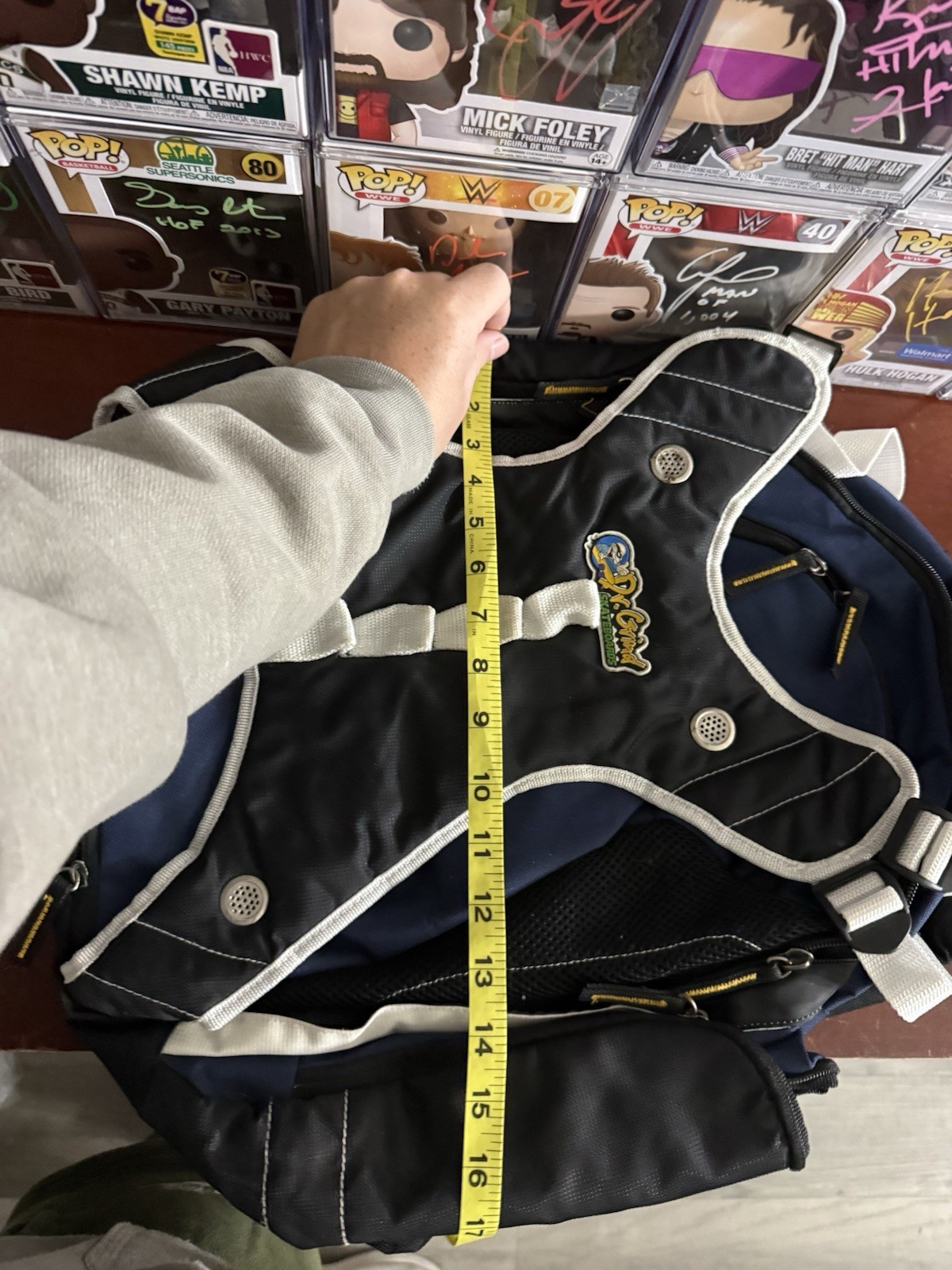 Dr Grind Skateboards HTF Rare Backpack – Black And Blue – Excellent