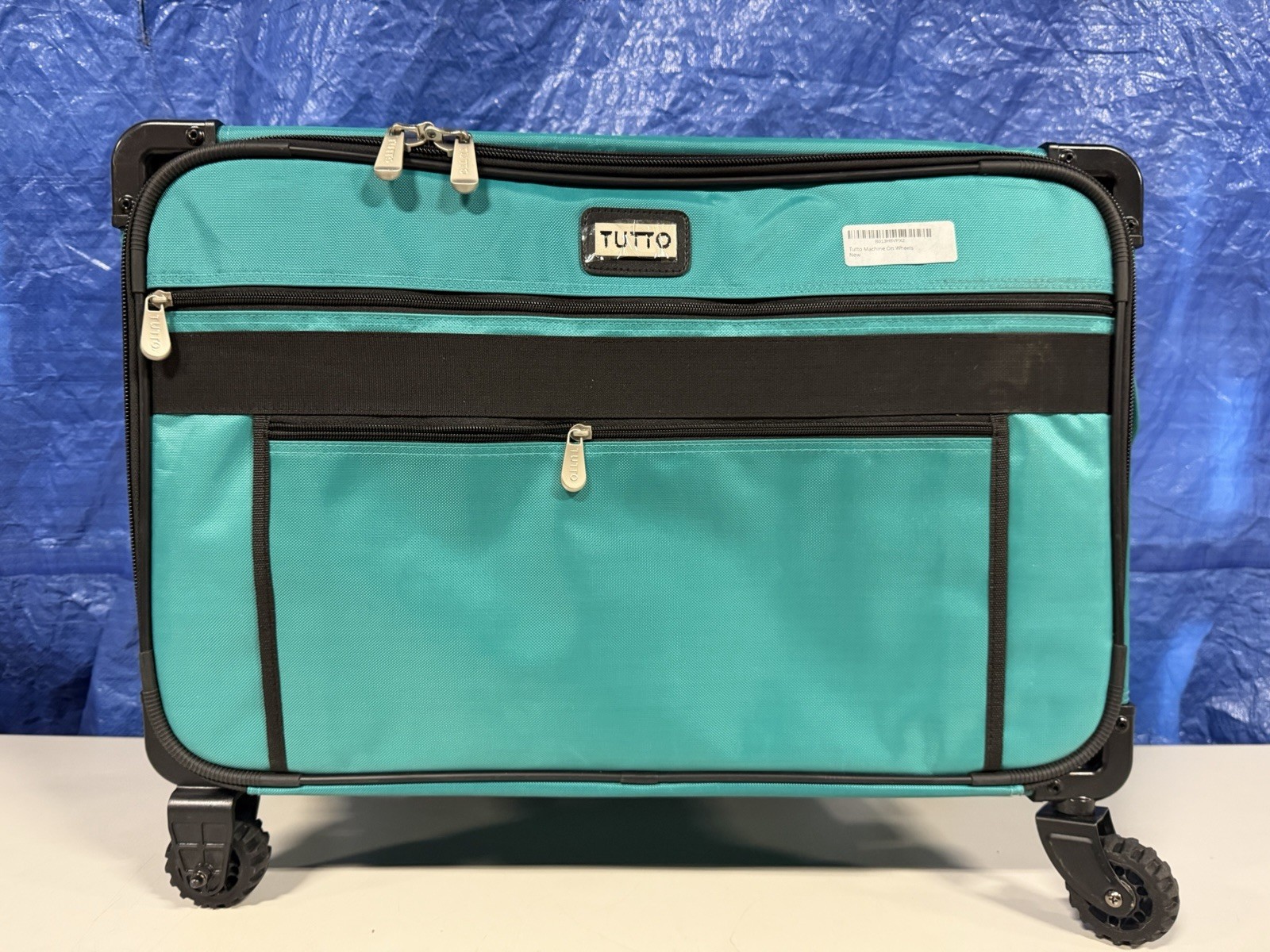 Tutto Machine On Wheels ( Turquoise , 23-Inch ) Turquoise 23 Inch, BROKEN PARTS