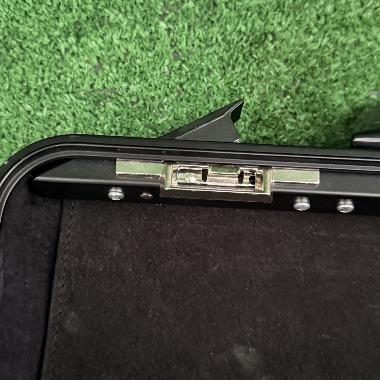 Zero Haliburton Aluminum Briefcase USA Made, 1989 Vintage, Dark Green 18”x13”x4”