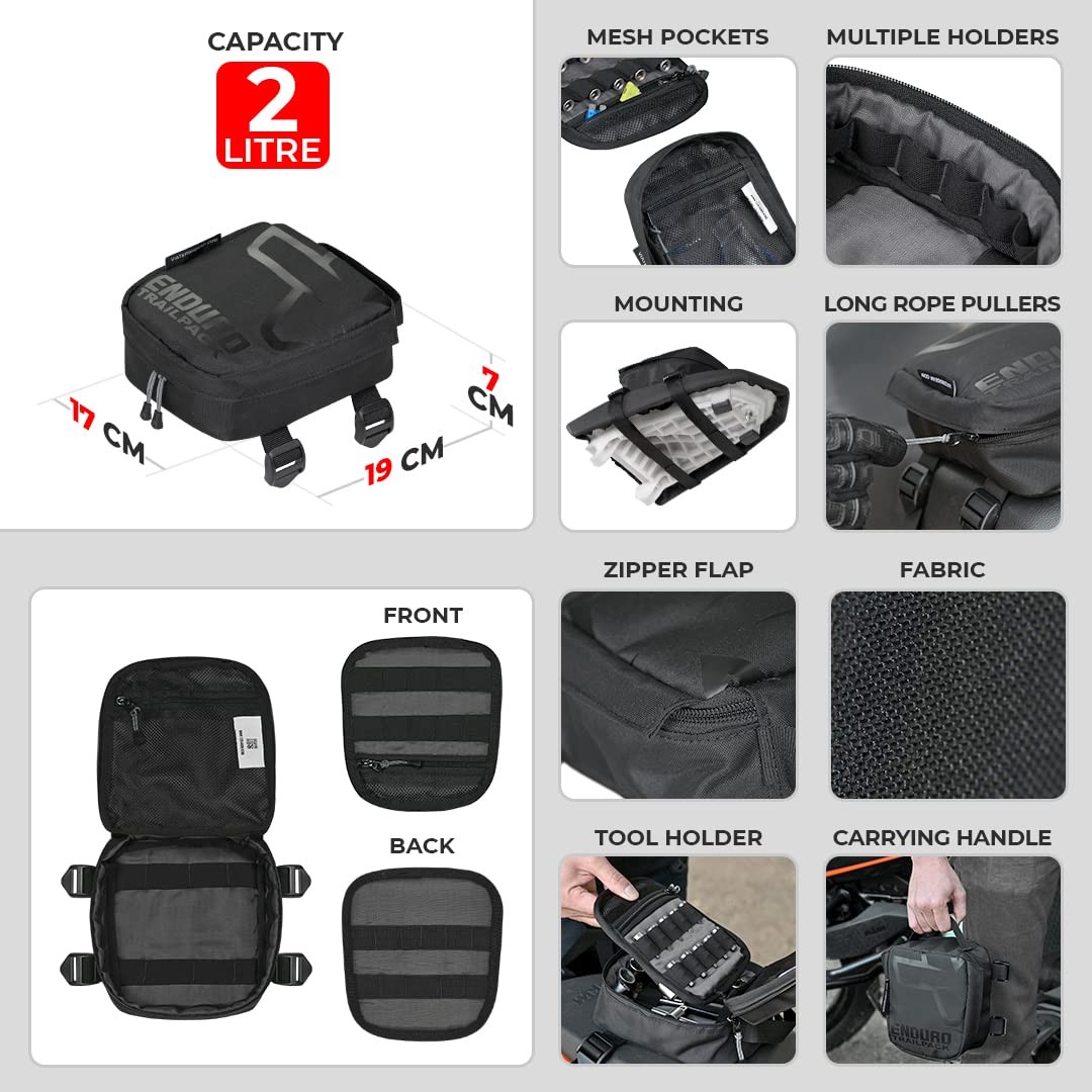 Polyester Enduro Trailpack I Suitable For Off Road & Trail Rides I Easy To Ca…