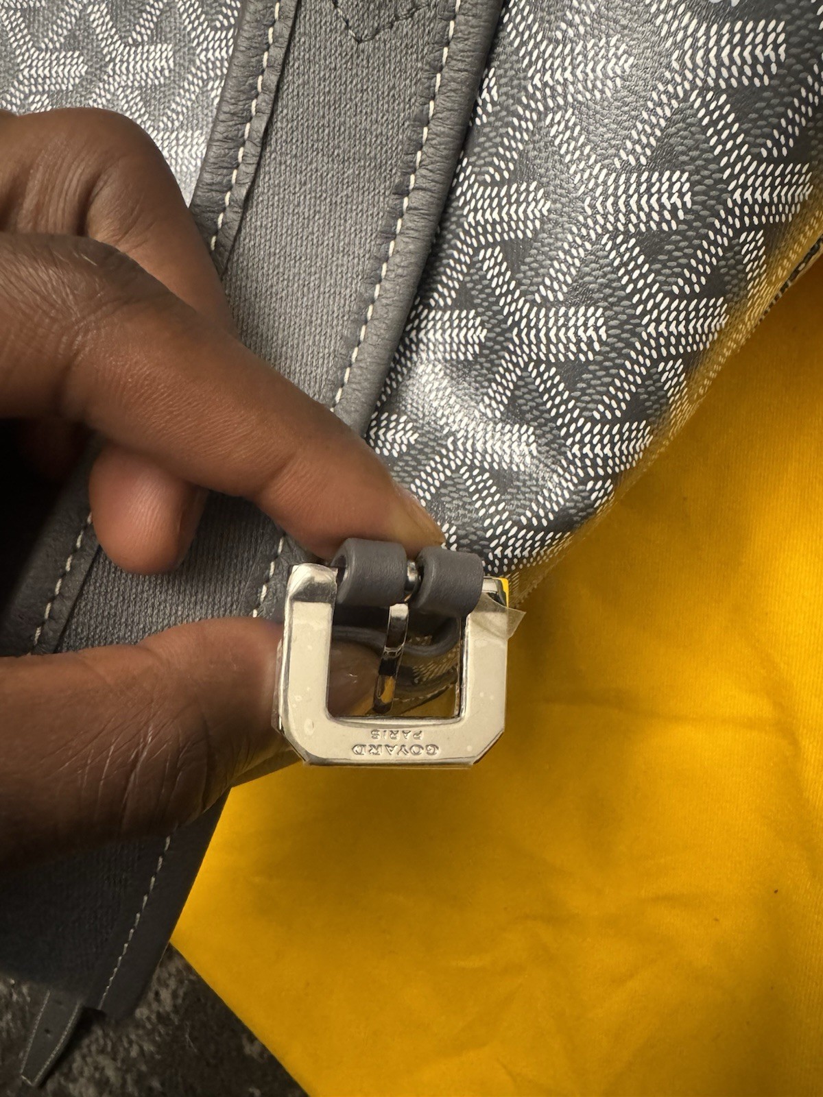 Grey Goyard Cisalpin Backpack