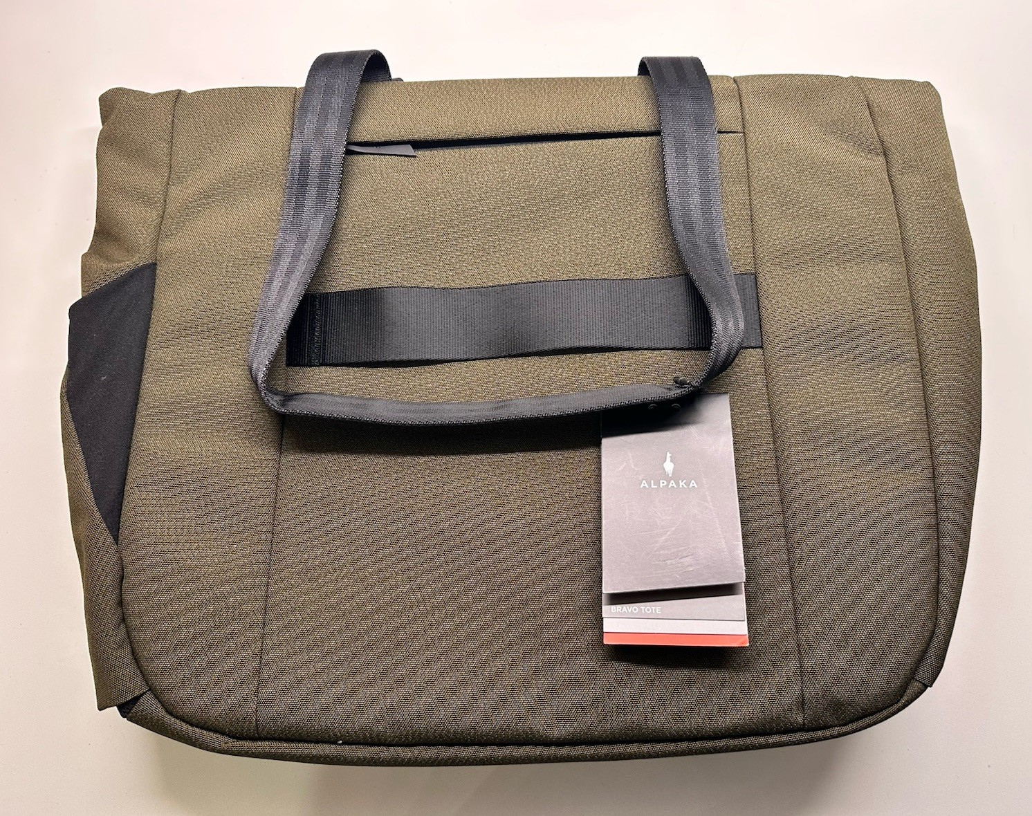 NEW Alpaka Bravo Travel Laptop Tote Bag Green Axoflux 600D NWT