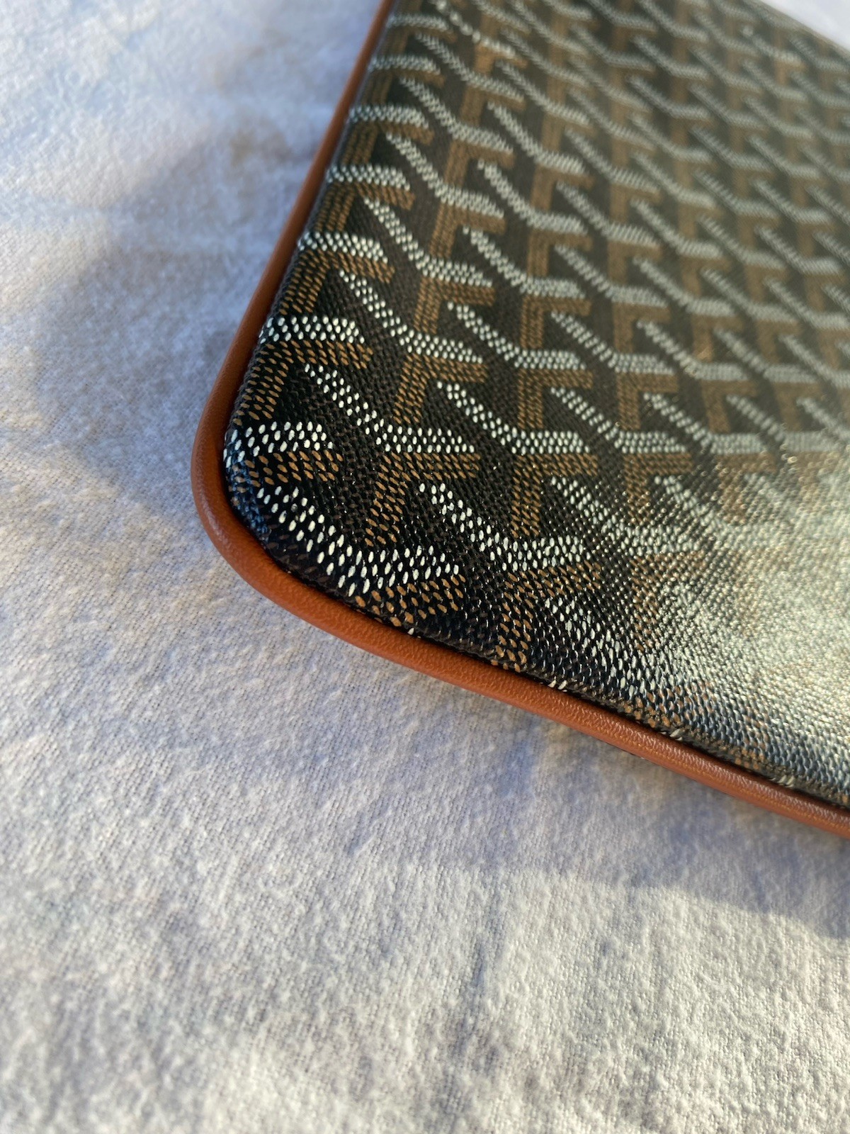 Goyard Leather Laptop Bag / Document Sleeve