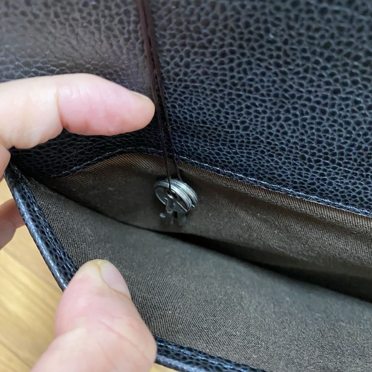 PORTER Vintage Retro Leather Business Briefcase Document Bag Black 50x36x4cm