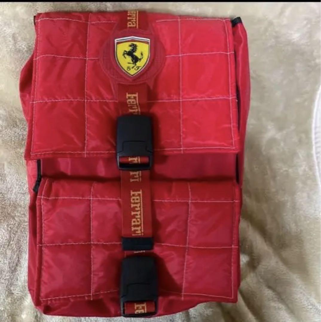 Ferrari Red Backpack Rare F-1 Luc Cartiere Paolo pigna Vinatge MINT