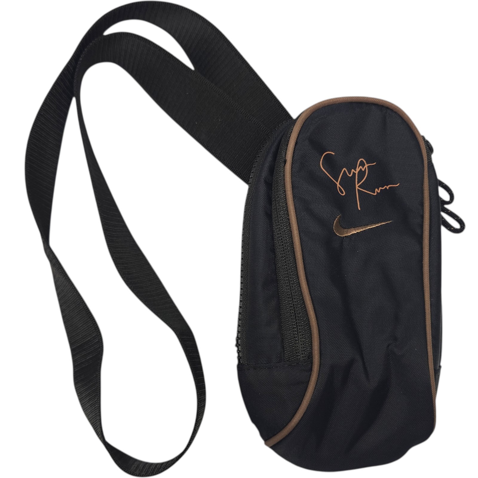 Nike Swoosh Run Cross-Body Over Shoulder Sling Bag DJ9794-010 Black HTF