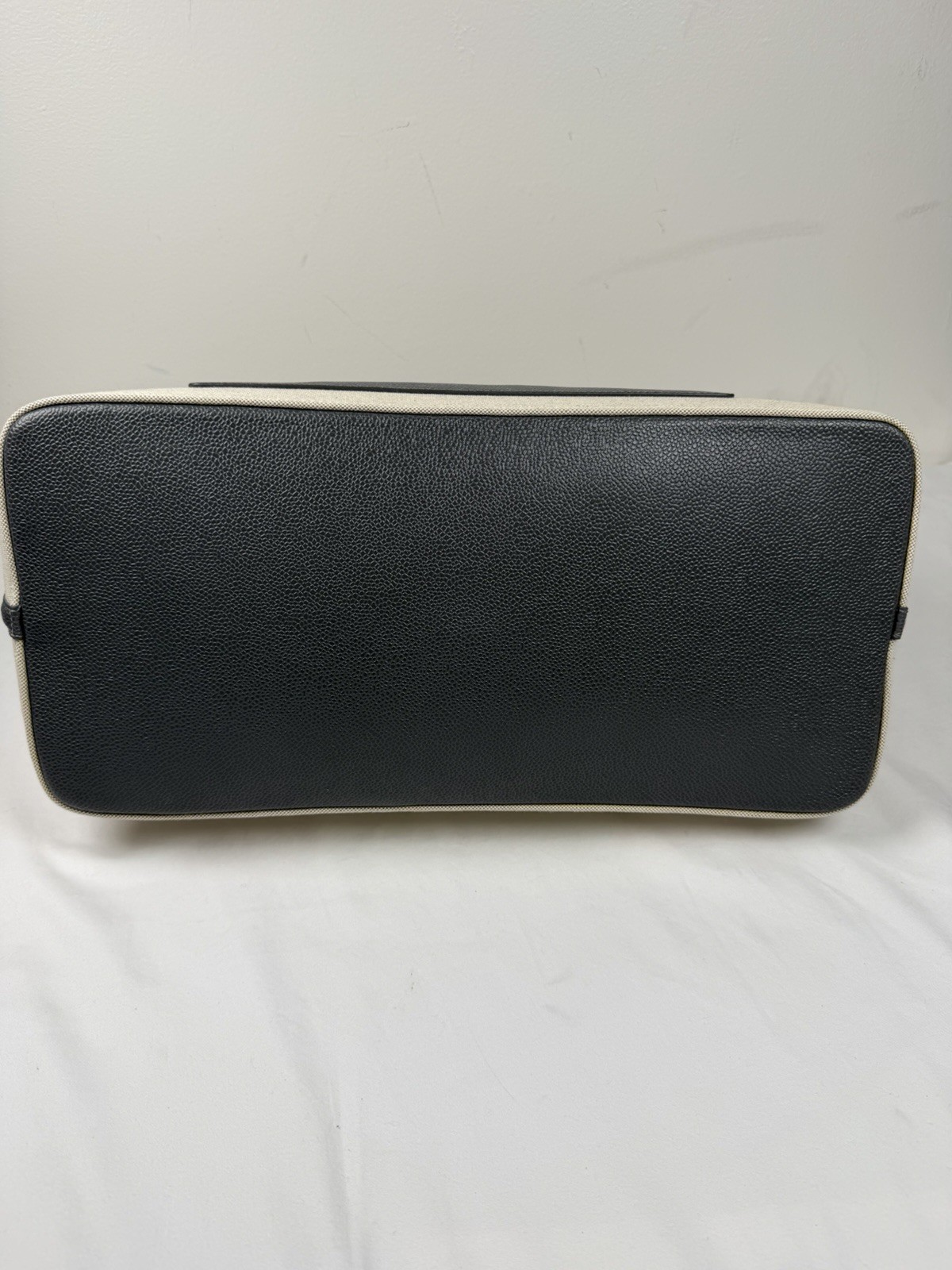 Thom Browne Tricolor Canvas Leather Medium Duffle Tote Bag NEW w/ Dust Bag
