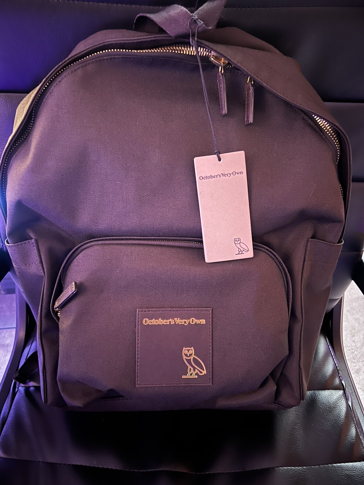 BRAND NEW Genuine OVO Owl October’s Very Own Backpack – Brown/Gold – Drake RARE