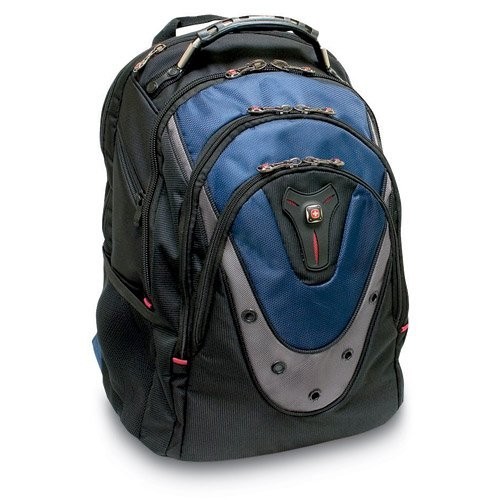 17″ Laptop Backpack for Men & Women, Stylish Black/Gray/Blue Bag, Durable & Spac