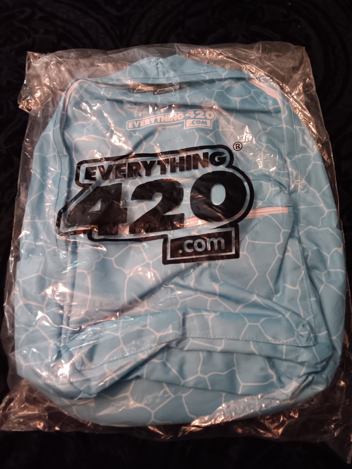 Everything 420 backpack Blue Lightening Design- BRAND NEW