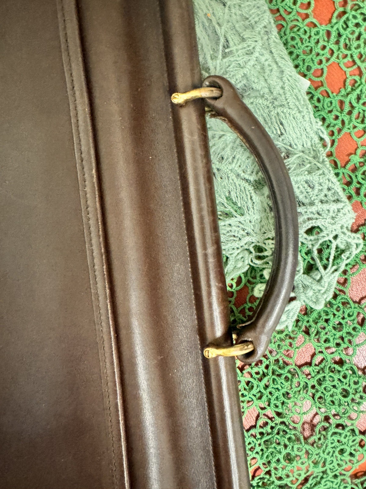 COACH Metropolitan Briefcase vintage brown leather