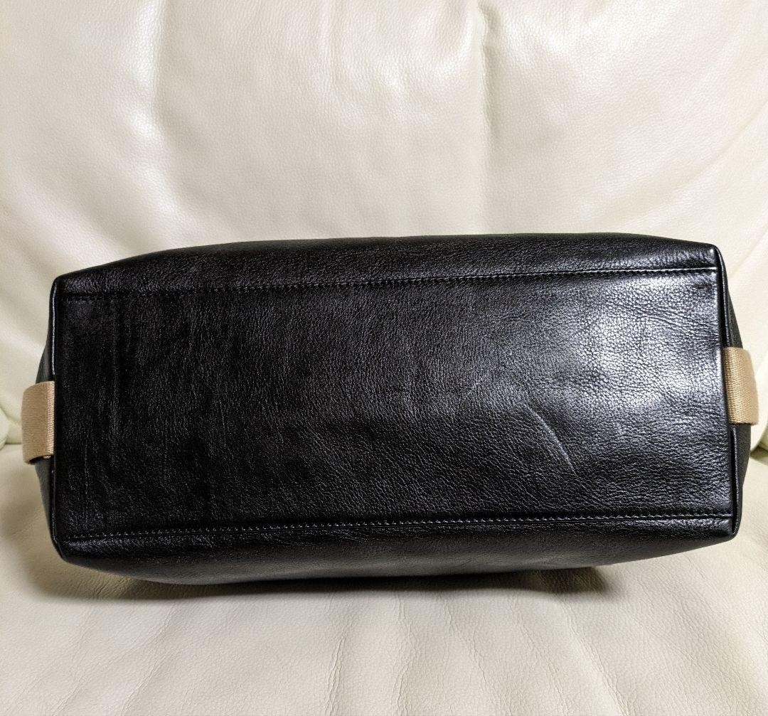 Dooney & Bourke Black Leather 2-Way Tote Shoulder Bag 17x12x6 Inches