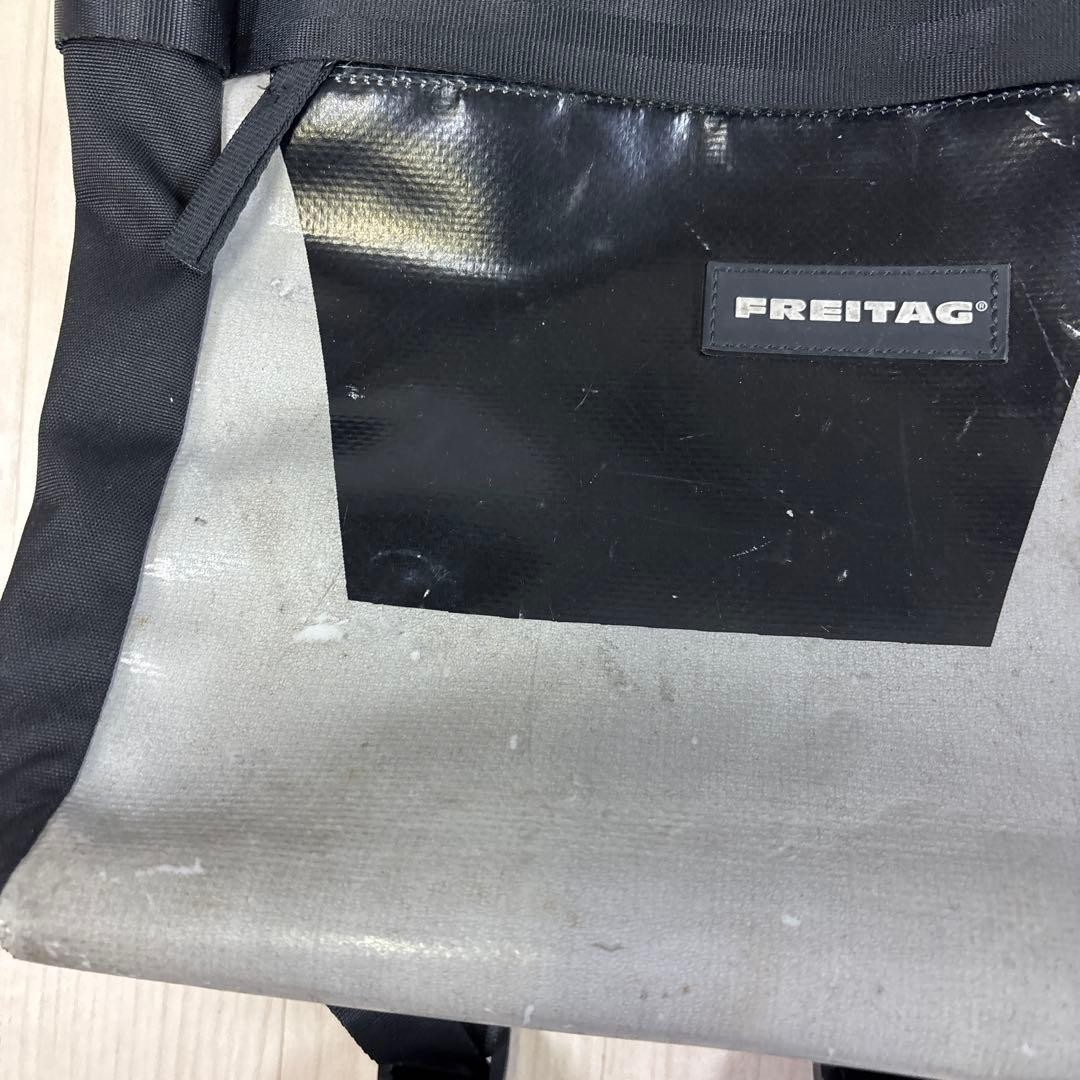 FREITAG F601 MALCOLM Light GRAY & Black Backpack Bag Discontinued RARE Japan O56