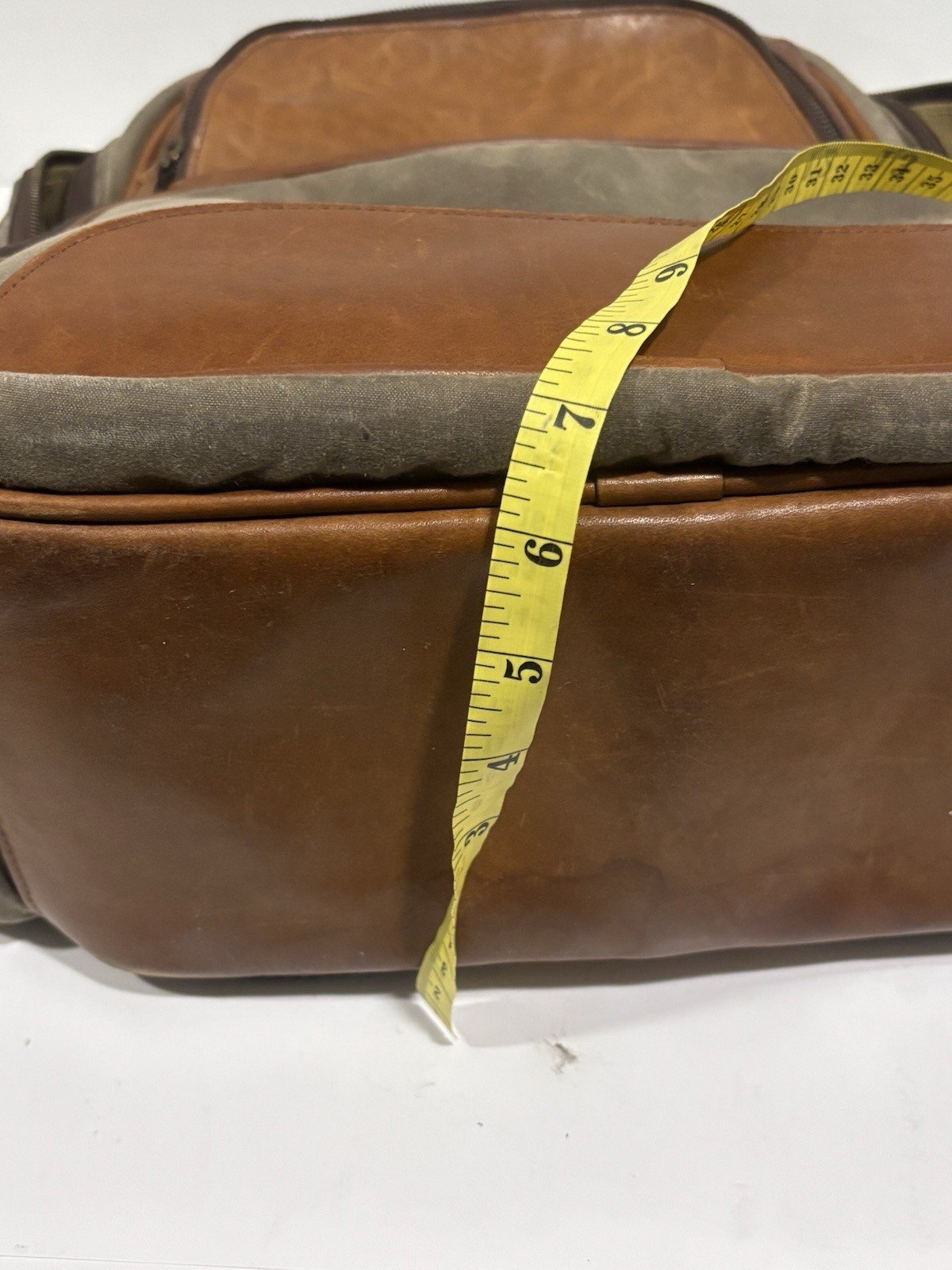 Allen Edmonds Canvas and Leather Backpack