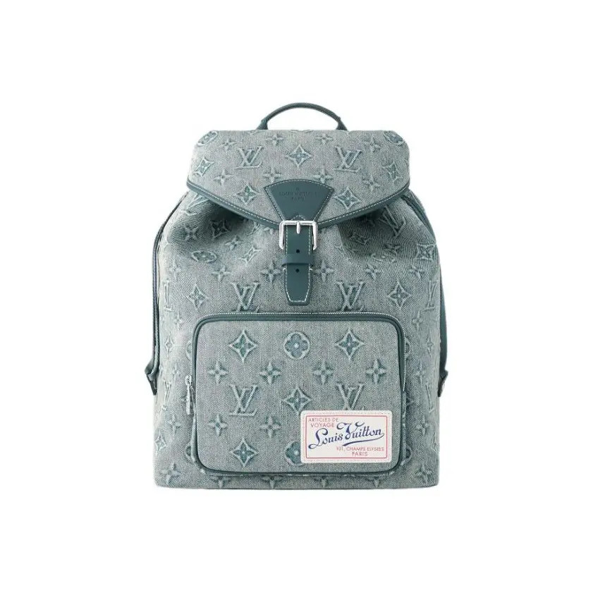 LOUIS VUITTON Montsouris Backpack Regular Men’s 12.5×7.4×15.7 in