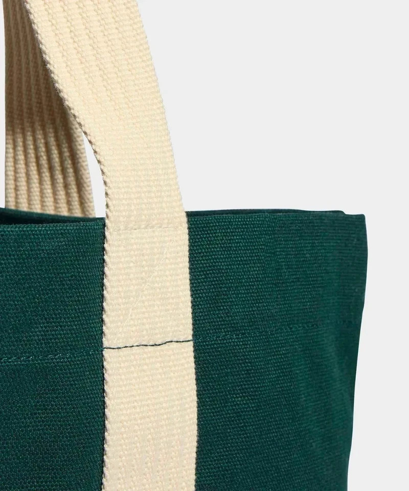 adidas Originals Tote Bag Aurora Ivy Green Canvas Shopper KF2042 Shoulder Bag