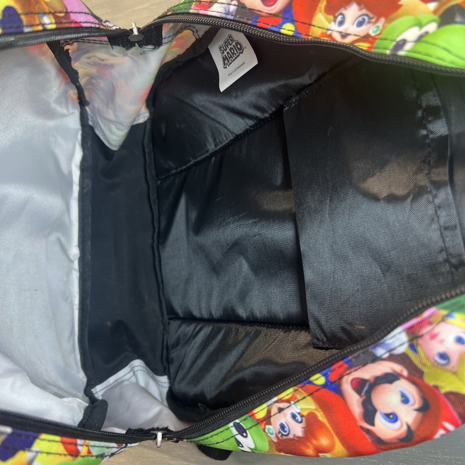 Super Mario Bros All Over Backpack Bag 16″ x 12″ Nintendo